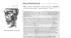 Desktop Screenshot of aboutmotherhood.com