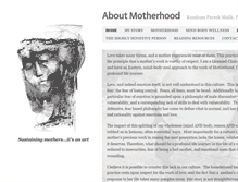 Tablet Screenshot of aboutmotherhood.com